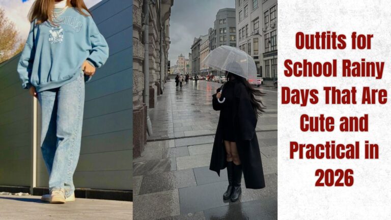 Outfits for School Rainy Days