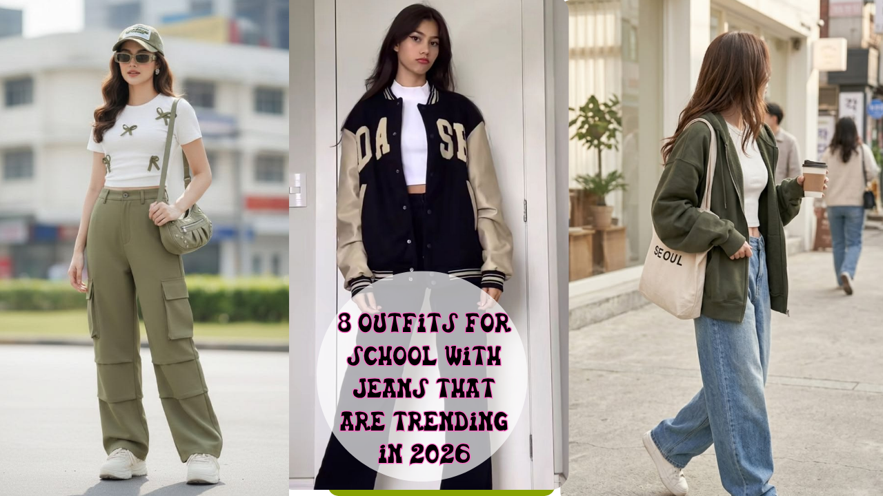 8 Outfits for School With Jeans