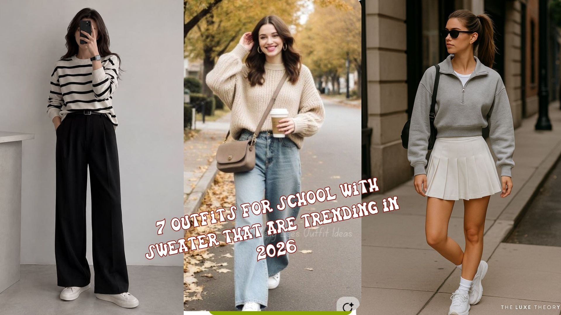 7 Outfits for School With Sweater