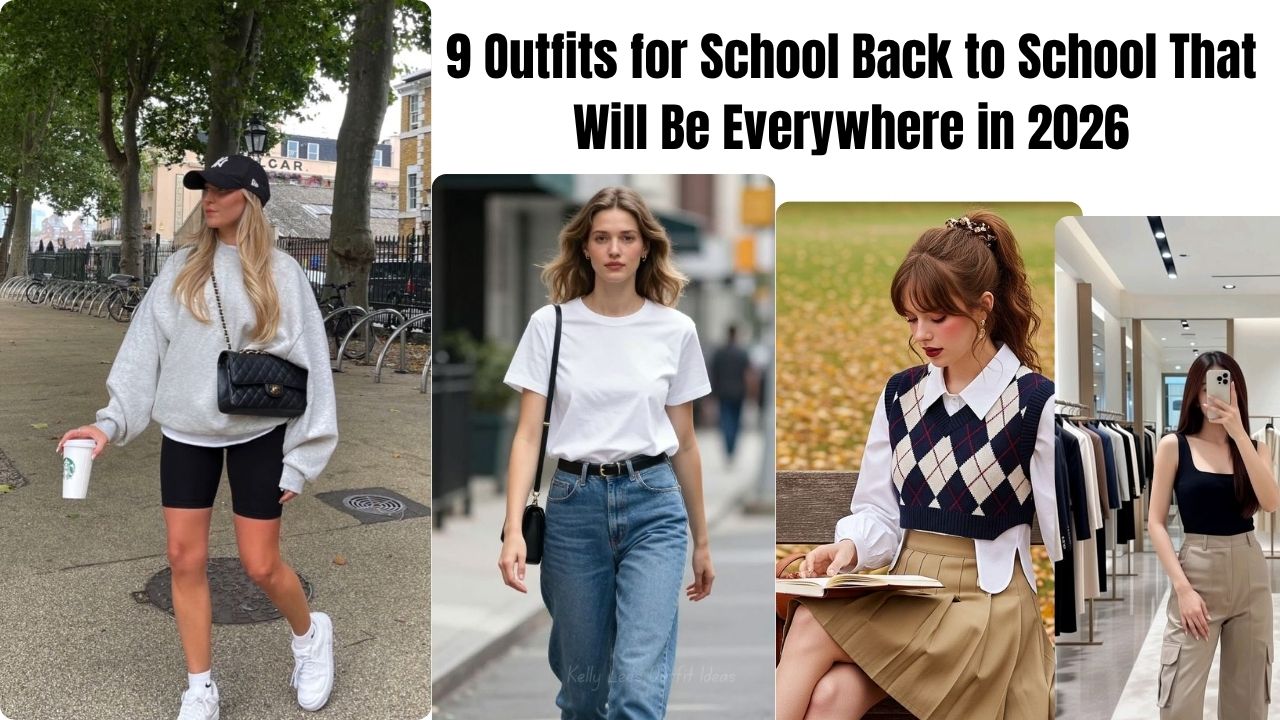 9 Outfits for School Back to School